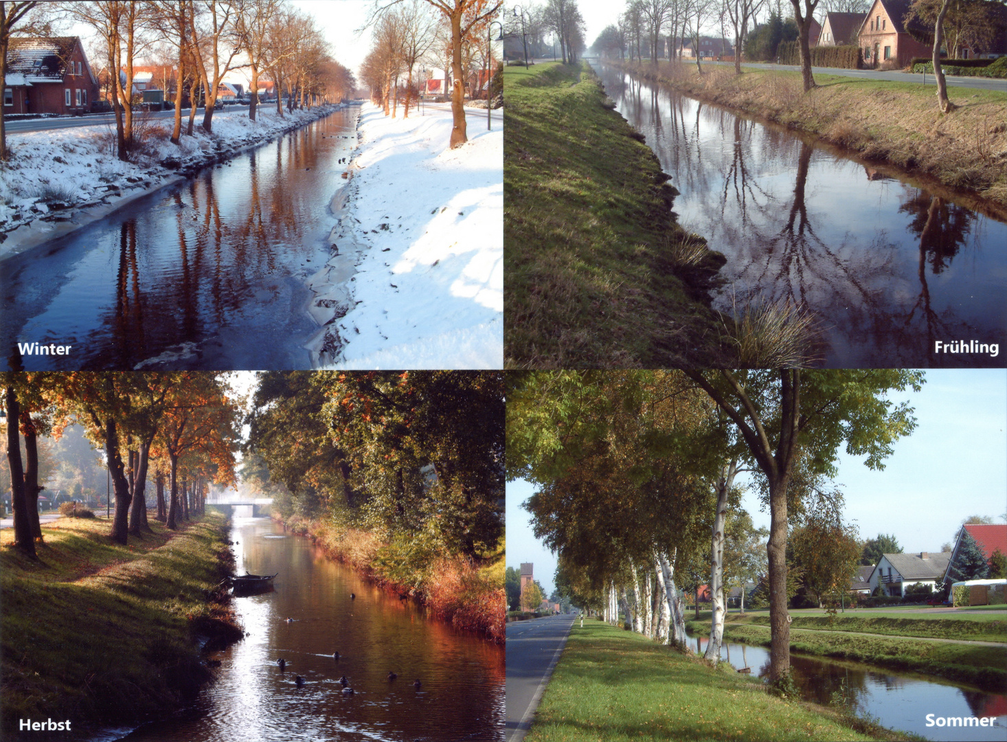 Unser Kanal  im  Jahreslauf 