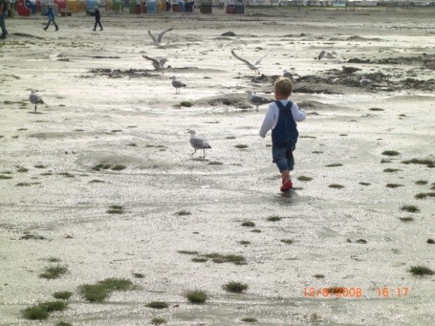 Unser kleiner Junge und das Meer