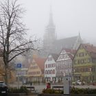 unser Marktplatz im Nebel