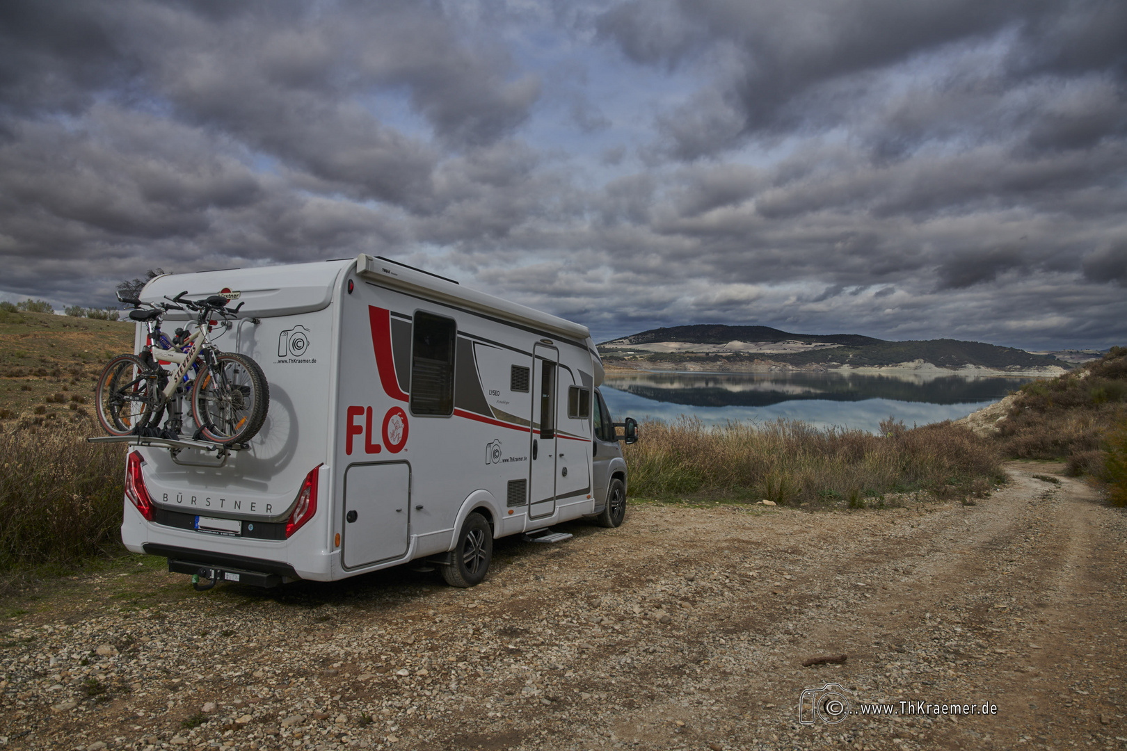 Unser Nachtquartier am Embalse de Quadalacin C1-D85_8689