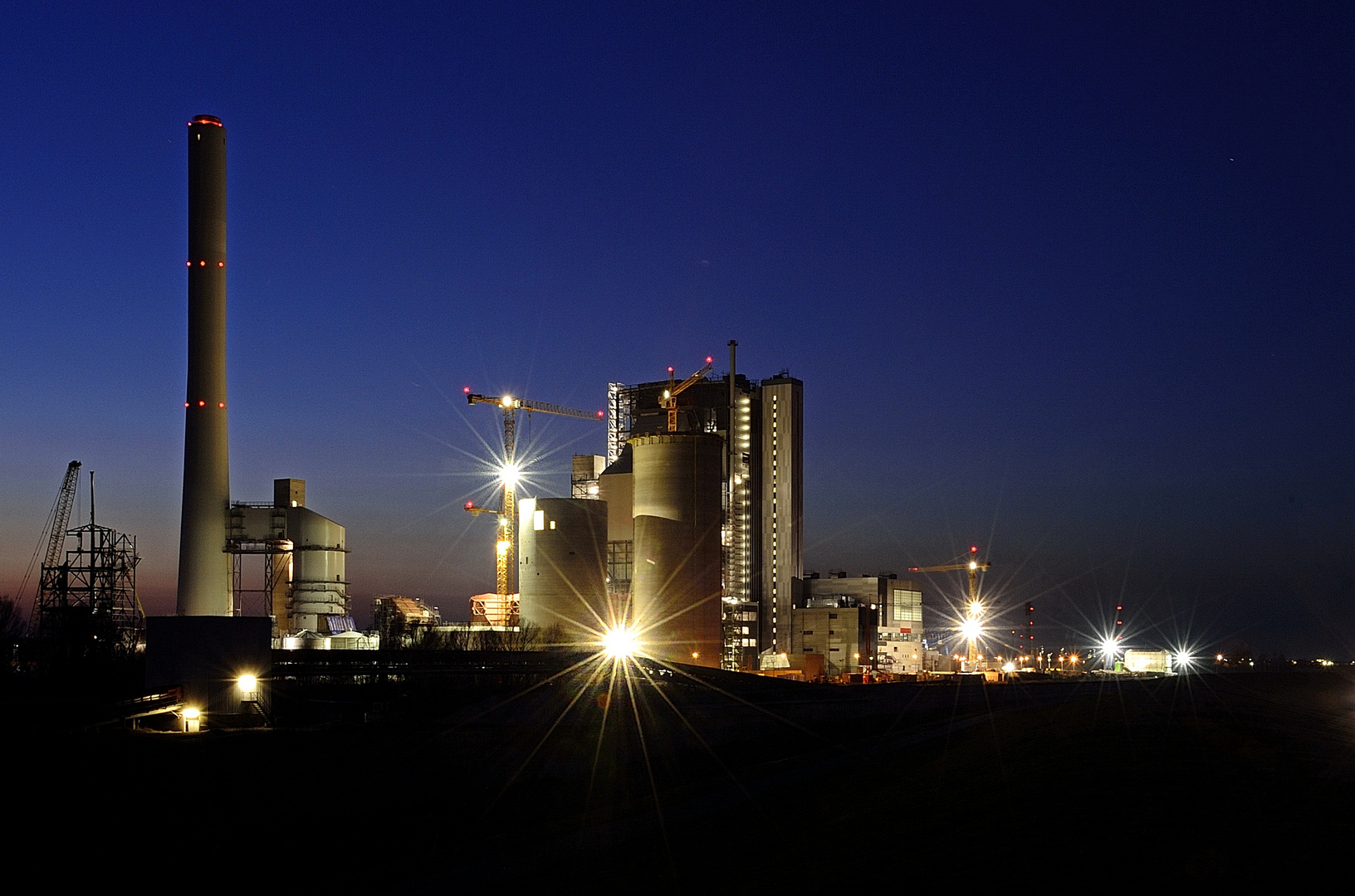 Unser neues Kohlekraftwerk GDF Suez im Bau