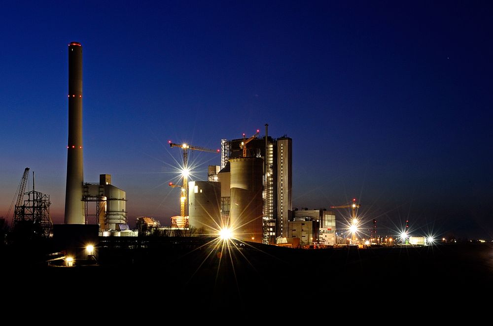Unser neues Kohlekraftwerk GDF Suez im Bau