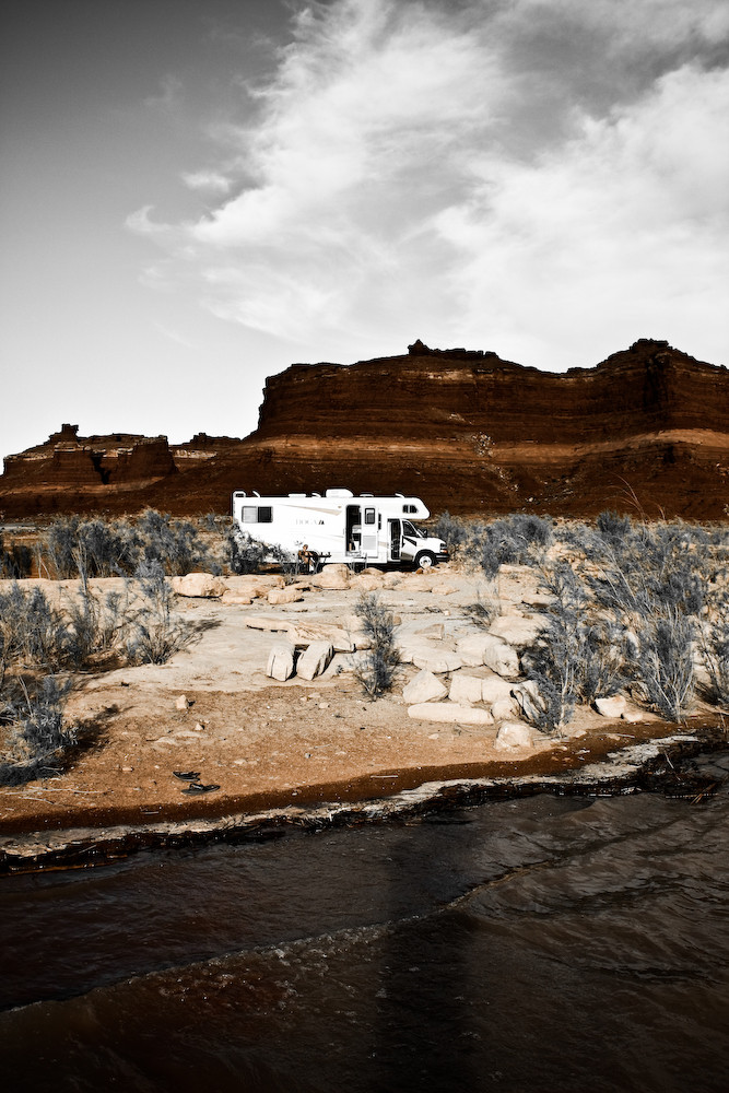 Unser RV am Lake Powell