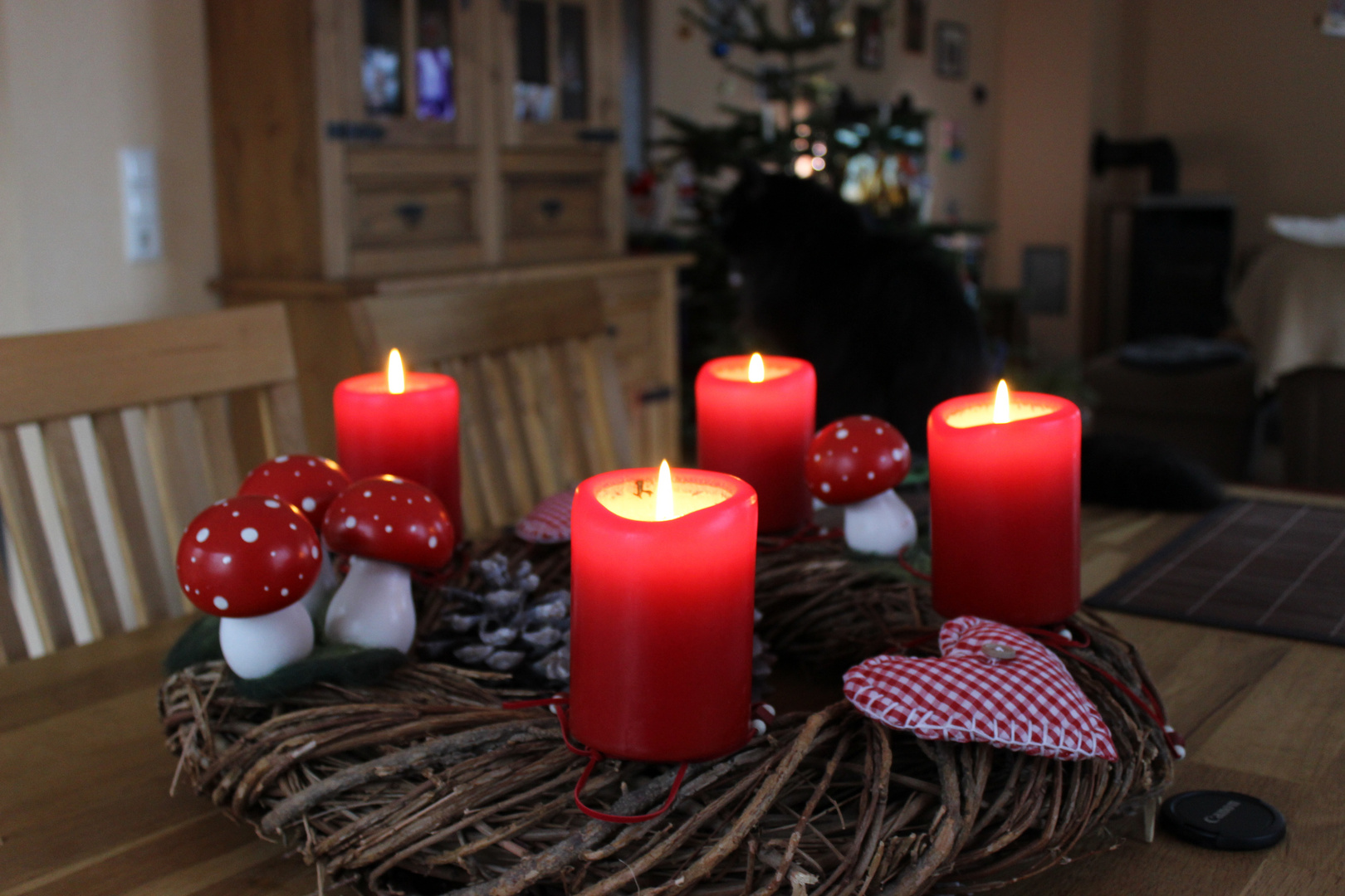 unser schöner Adventskranz