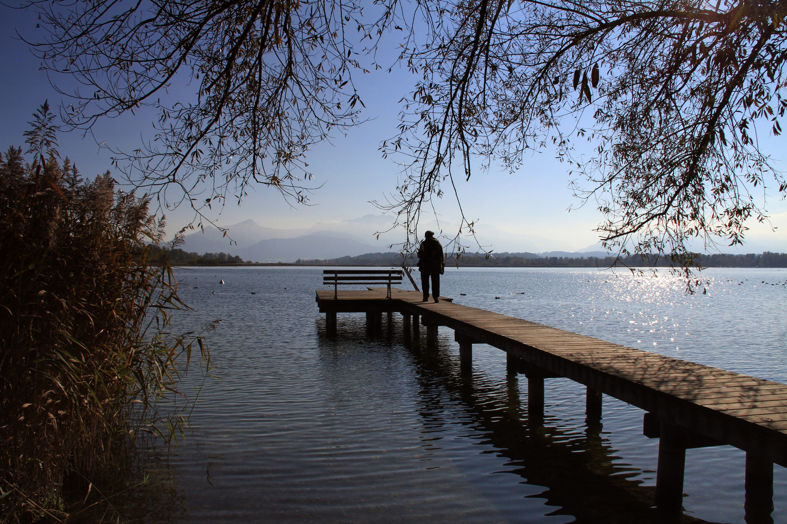 " Unser" Steg am Chiemsee...