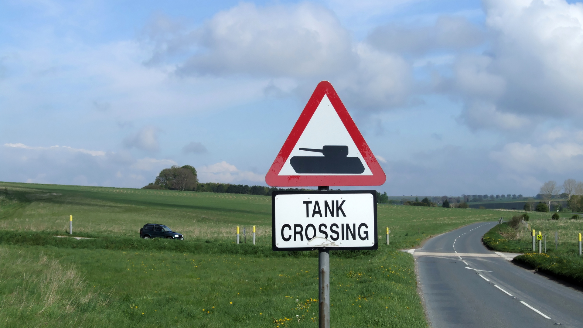 Unser "Tank" war allerdings unbewaffnet