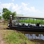 Unser Touren Boot auf dem Chobe River