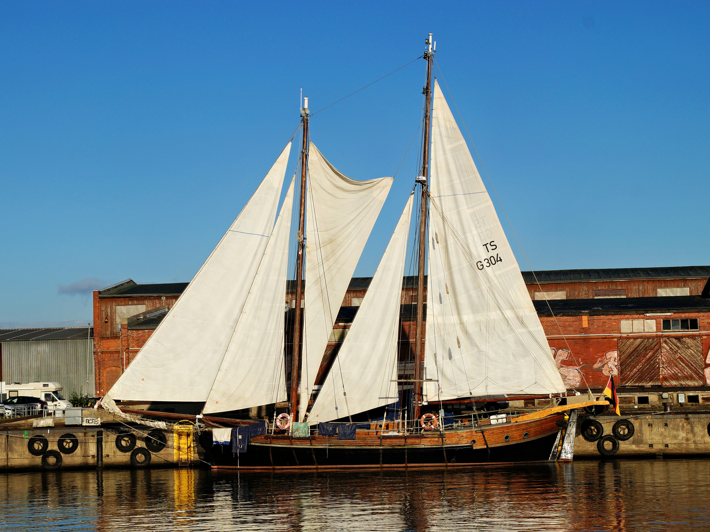 Unser Urlaub in Schleswig Holstein - Hafen Travemünde 