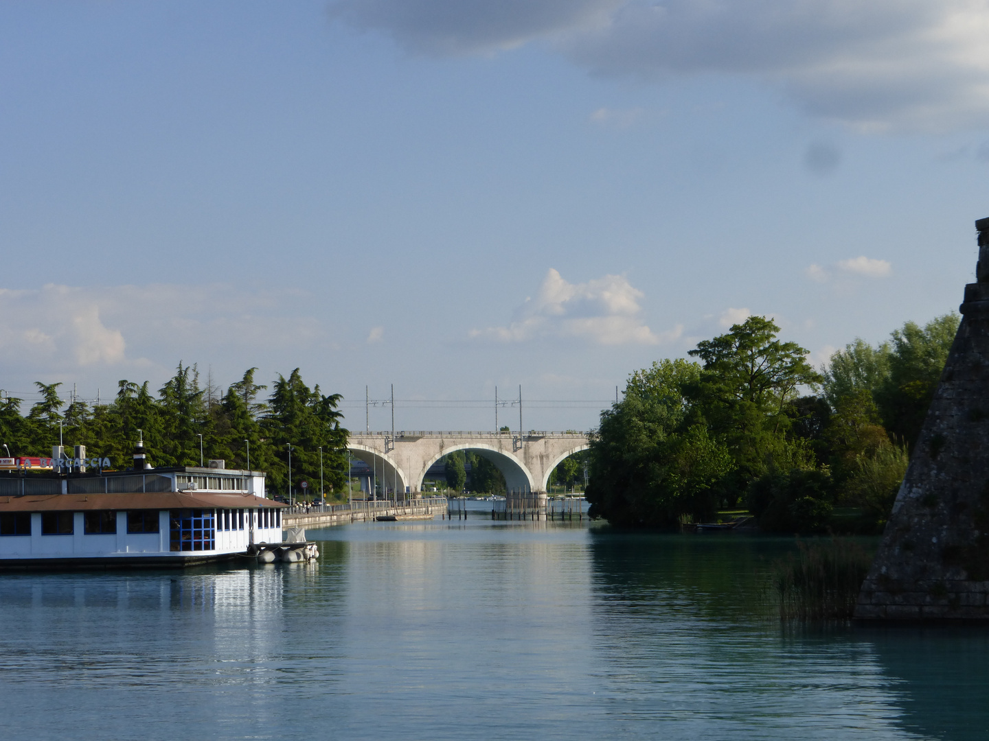 Unser Urlaub nach Italien Toskana Mit die Schöne Brücke und die Bogen