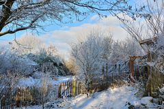 Unser winterlicher Garten