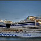 "Unsere" Aida Sol im Hafen von Funchal, Madeira