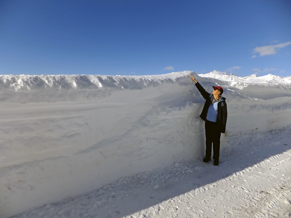 Unsere aktuelle Schneehöhe...