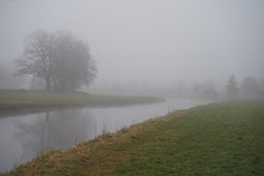 unsere Aller im Nebel