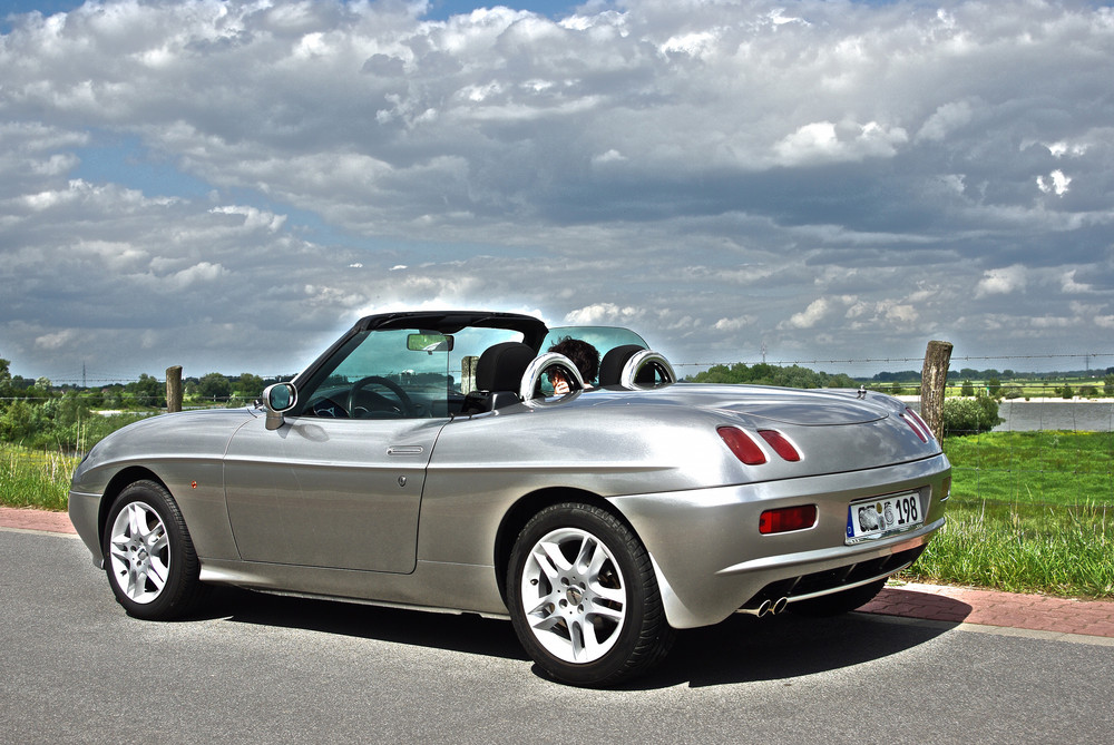 Unsere Barchetta ( Bella ) am Rhein