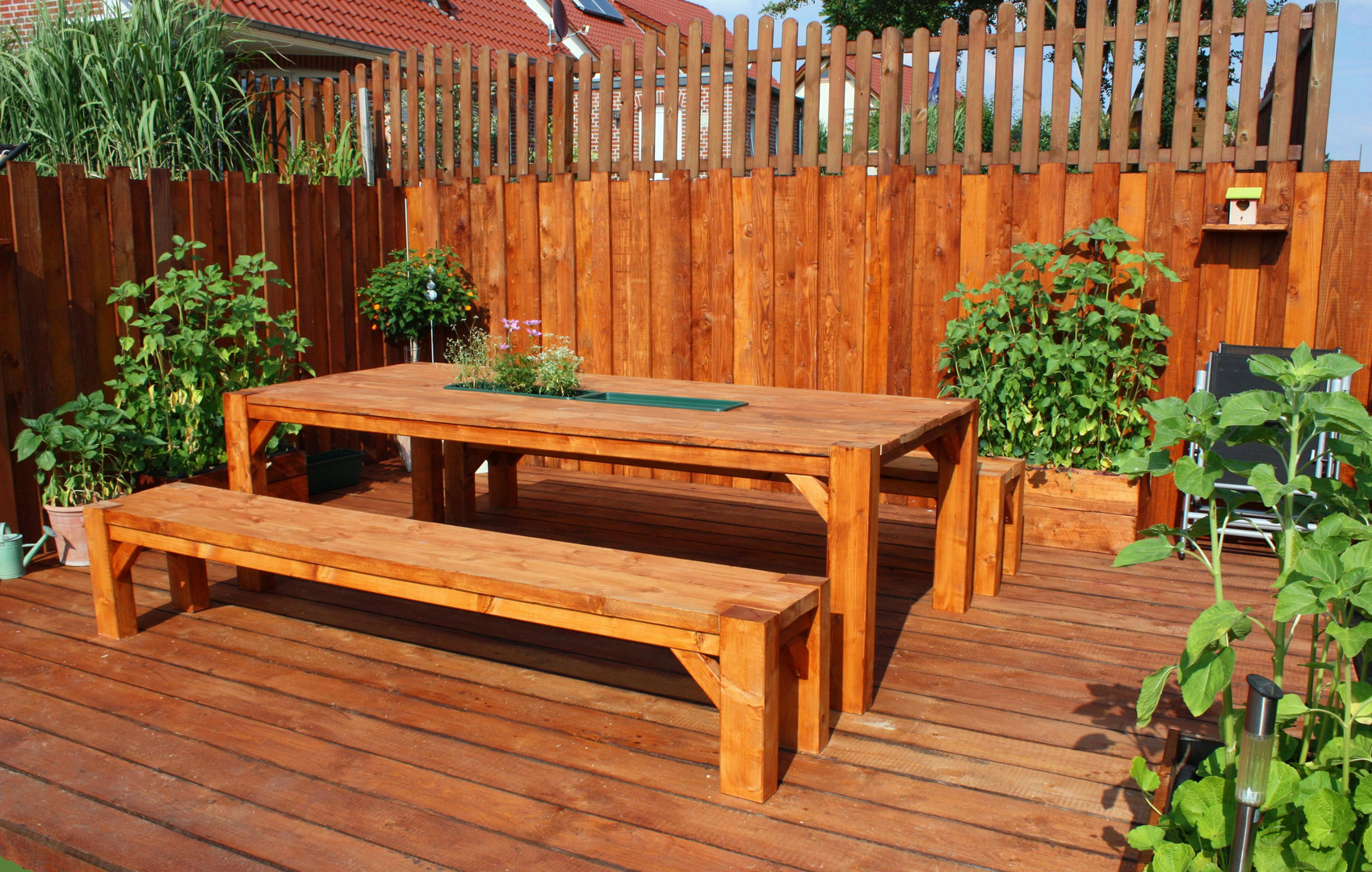 Unsere Grillecke im Garten Foto & Bild landschaft
