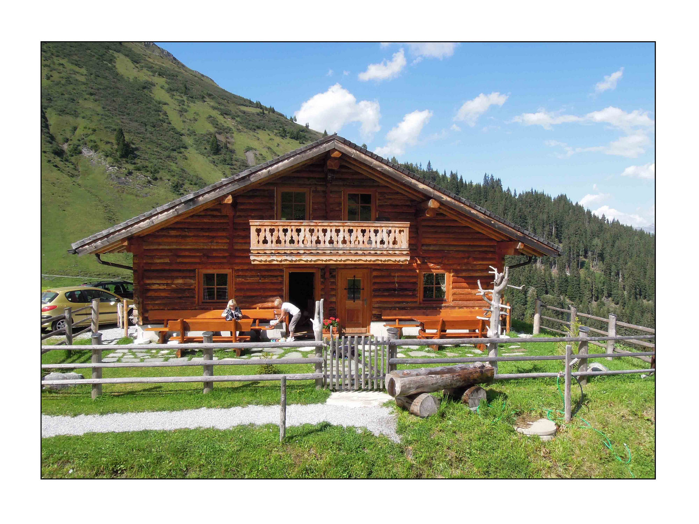 Unsere Hütte vom Wochenende - die Kerscher - Alm