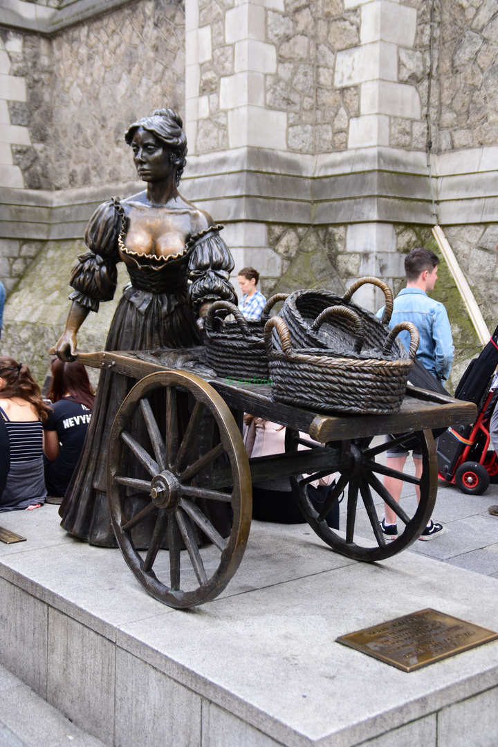 Unsere Irland-Rundreise: Molly Malone, die schöne Fischhändlerin in Dublin