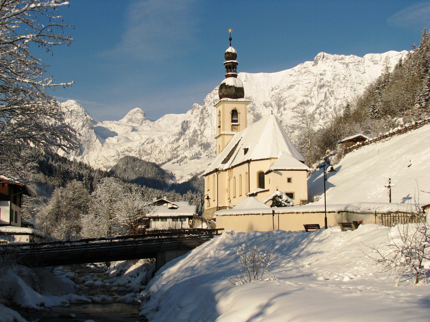 Unsere Kirche im Winter