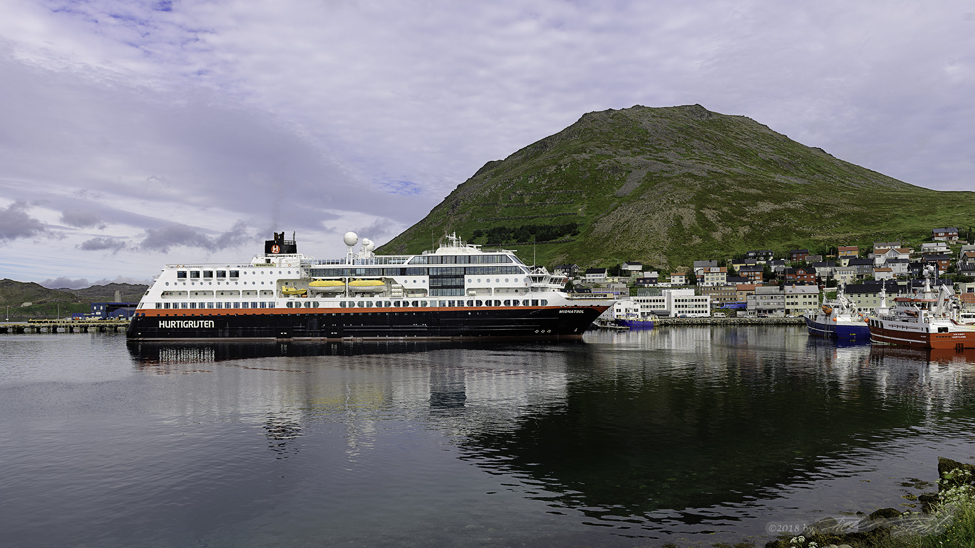 Unsere Kutsche in Honningsvåg...