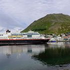 Unsere Kutsche in Honningsvåg...