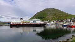 Unsere Kutsche in Honningsvåg...