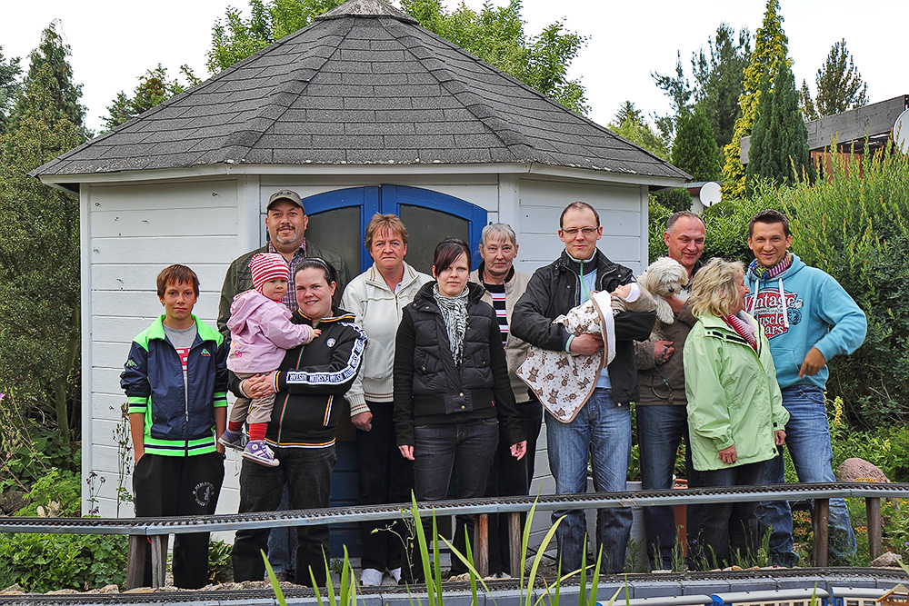 Unsere netten Mitbewohner aus Dohna am 02.06. 12 bei uns im Garten