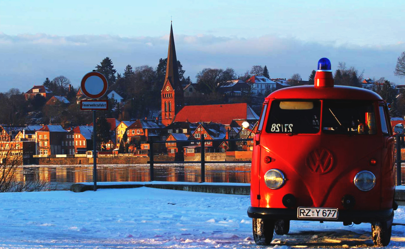 Unsere Oma bei Väterchen Frost