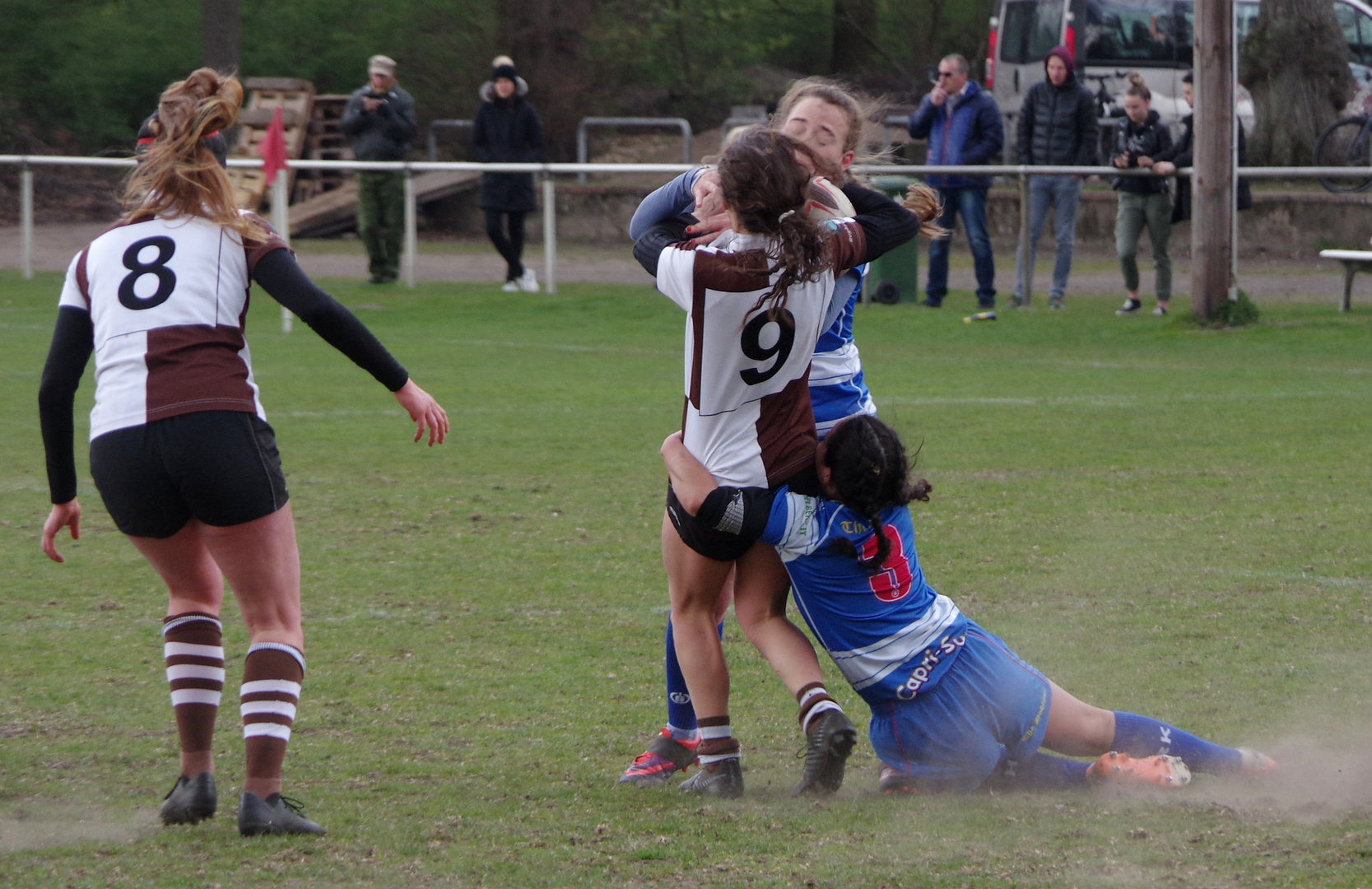 Unsere Rugby Frauen im Stadtpark