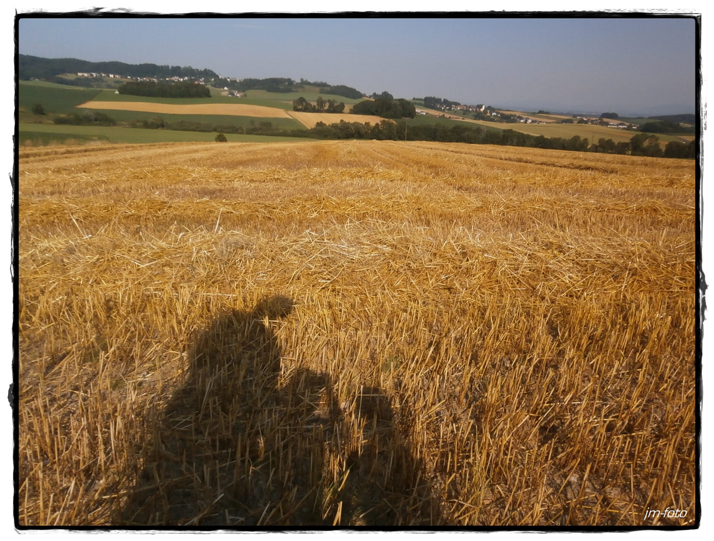 Unsere Schatten im Strohfeld