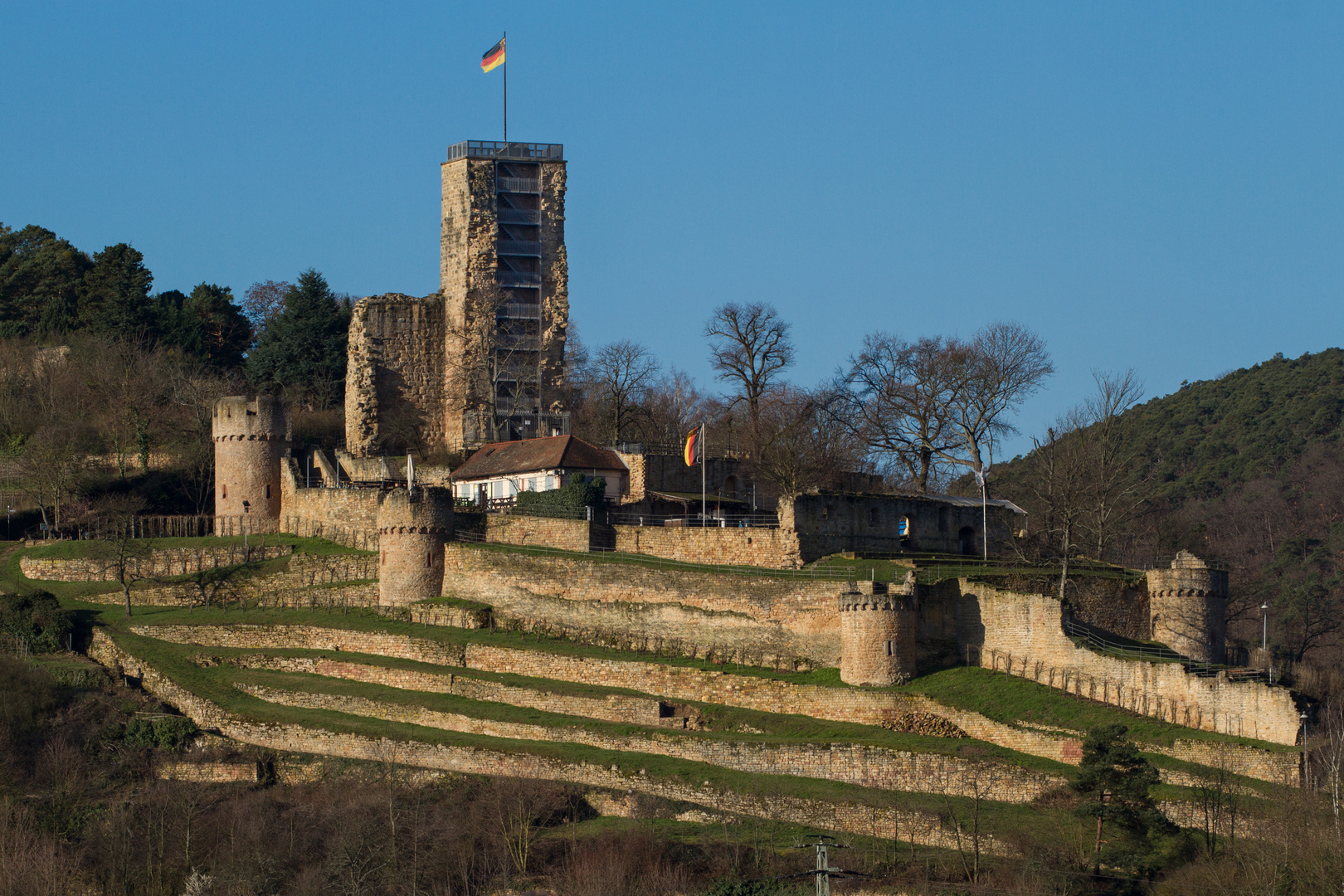 Unsere Wachtenburg,-immer wieder ein schönes Motiv.