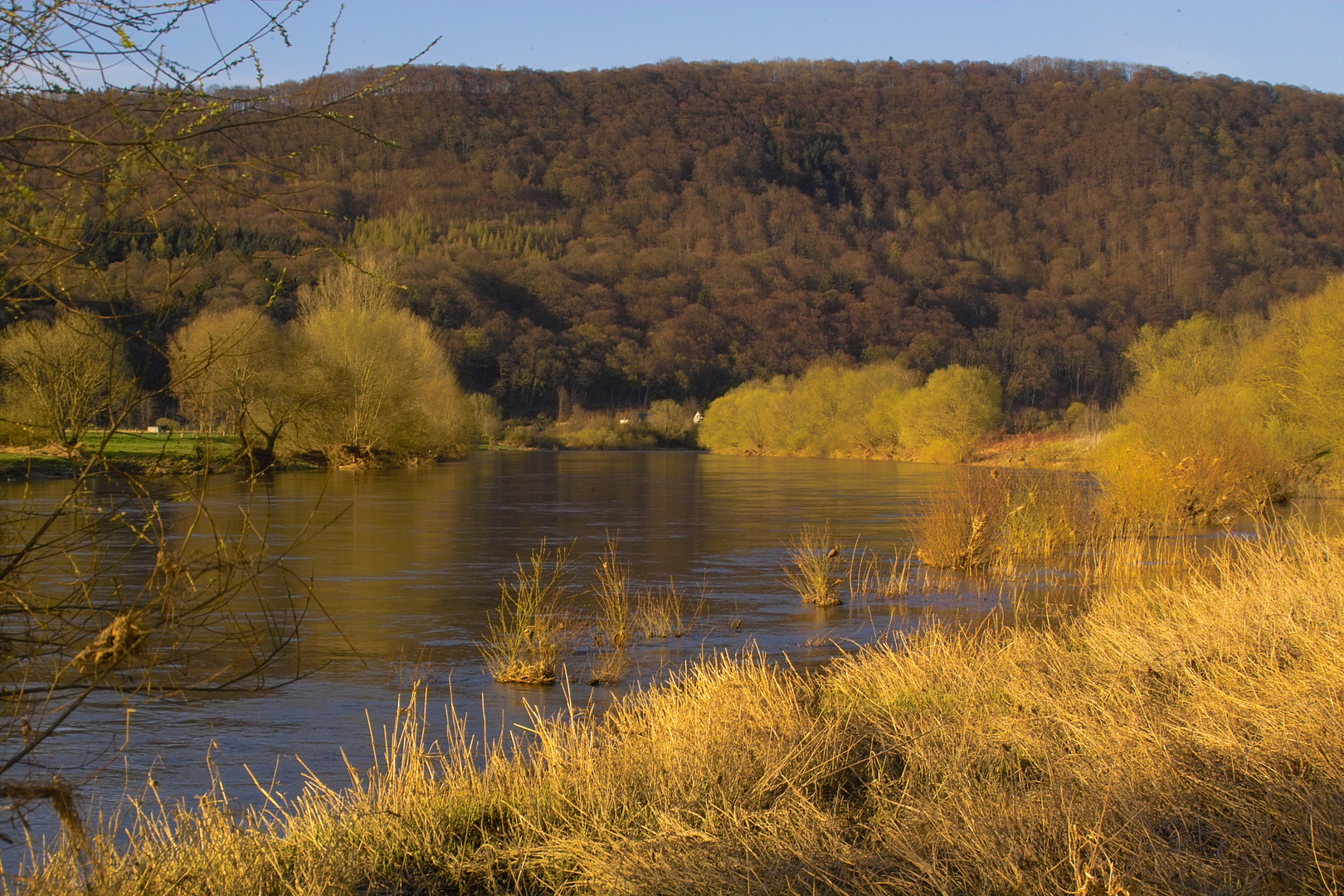 Unsere Weser im Frühjahr