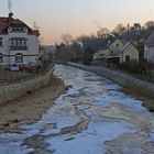 Unsere  Wohnung und die Mügltz vor knapp 10 Monaten an einem Morgen mit fast -10 Grad...