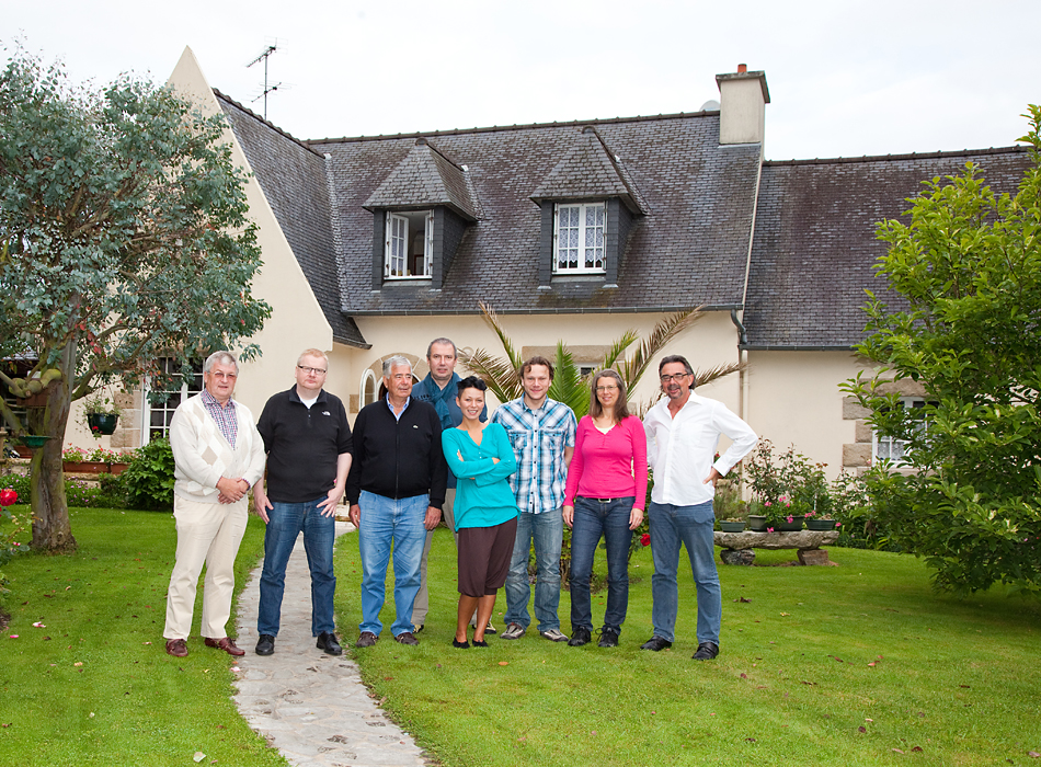 Unsere Workshopteilnehmer in der Bretagne