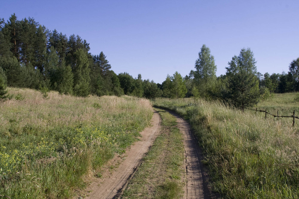 unserer Weg zum See