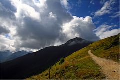 unsicher aber schön anzusehen gestaltet sich das Wetter