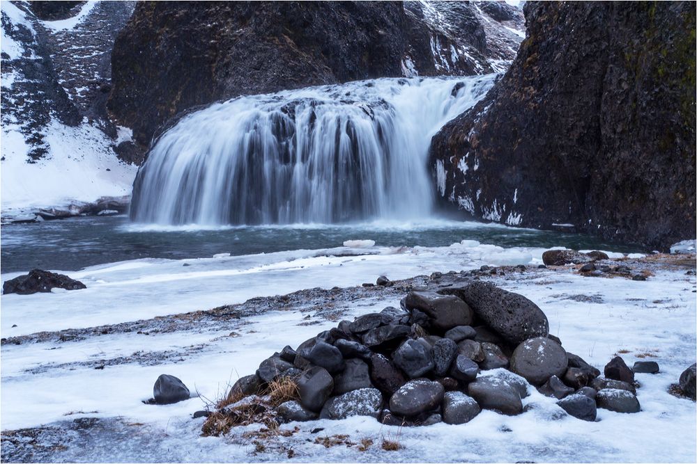 Unspektakulärer Wasserfall...