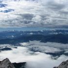 Unten Nebel und oben Wolken...