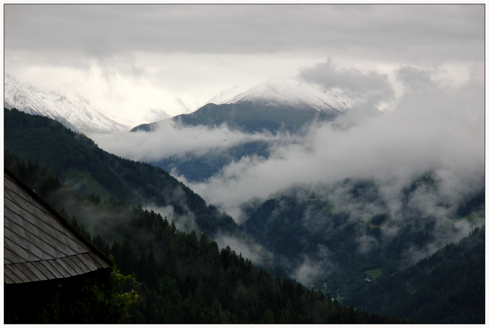 Unten Regen - oben Schnee