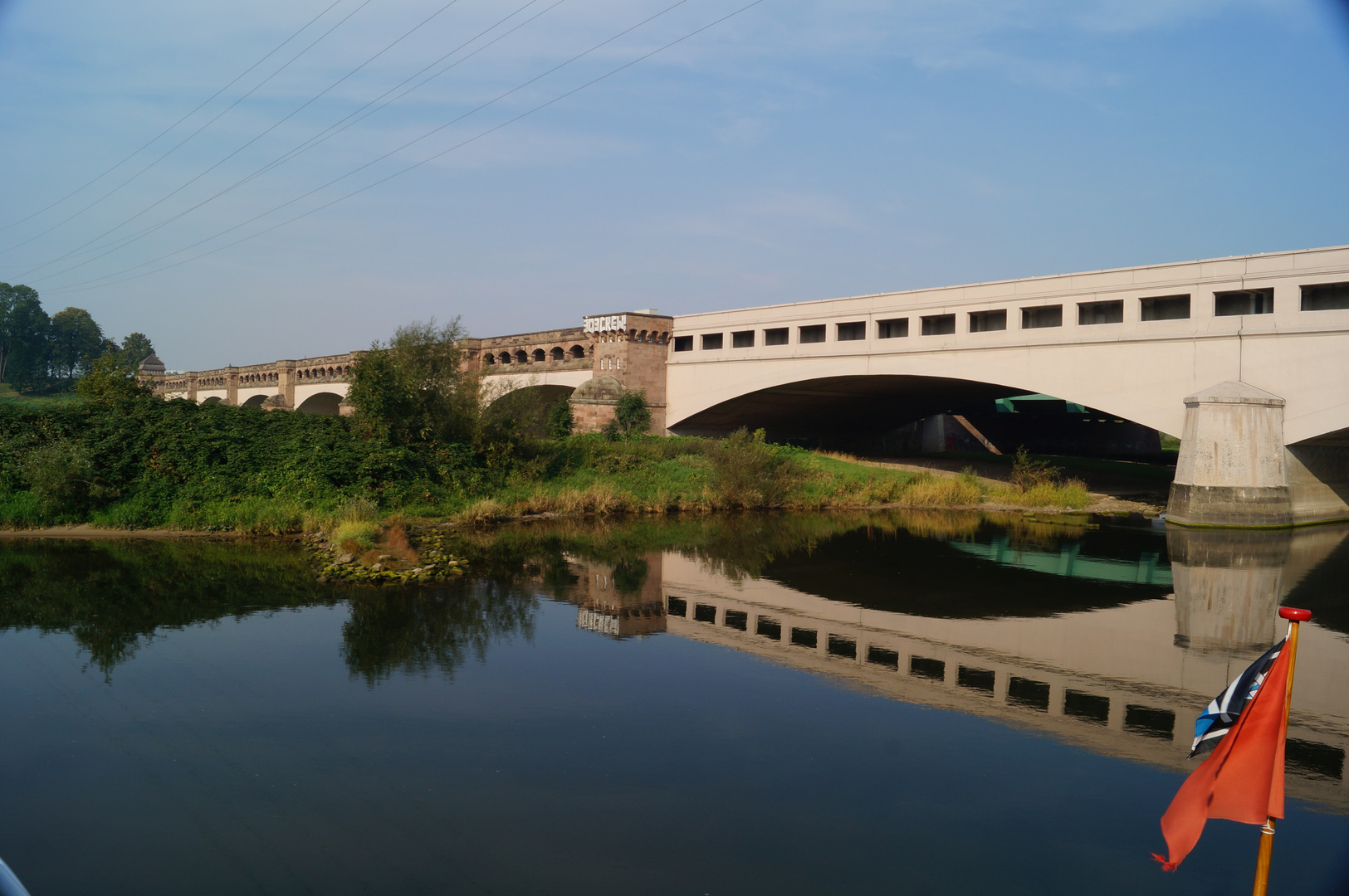 unten Weser - oben Mittellandkanal