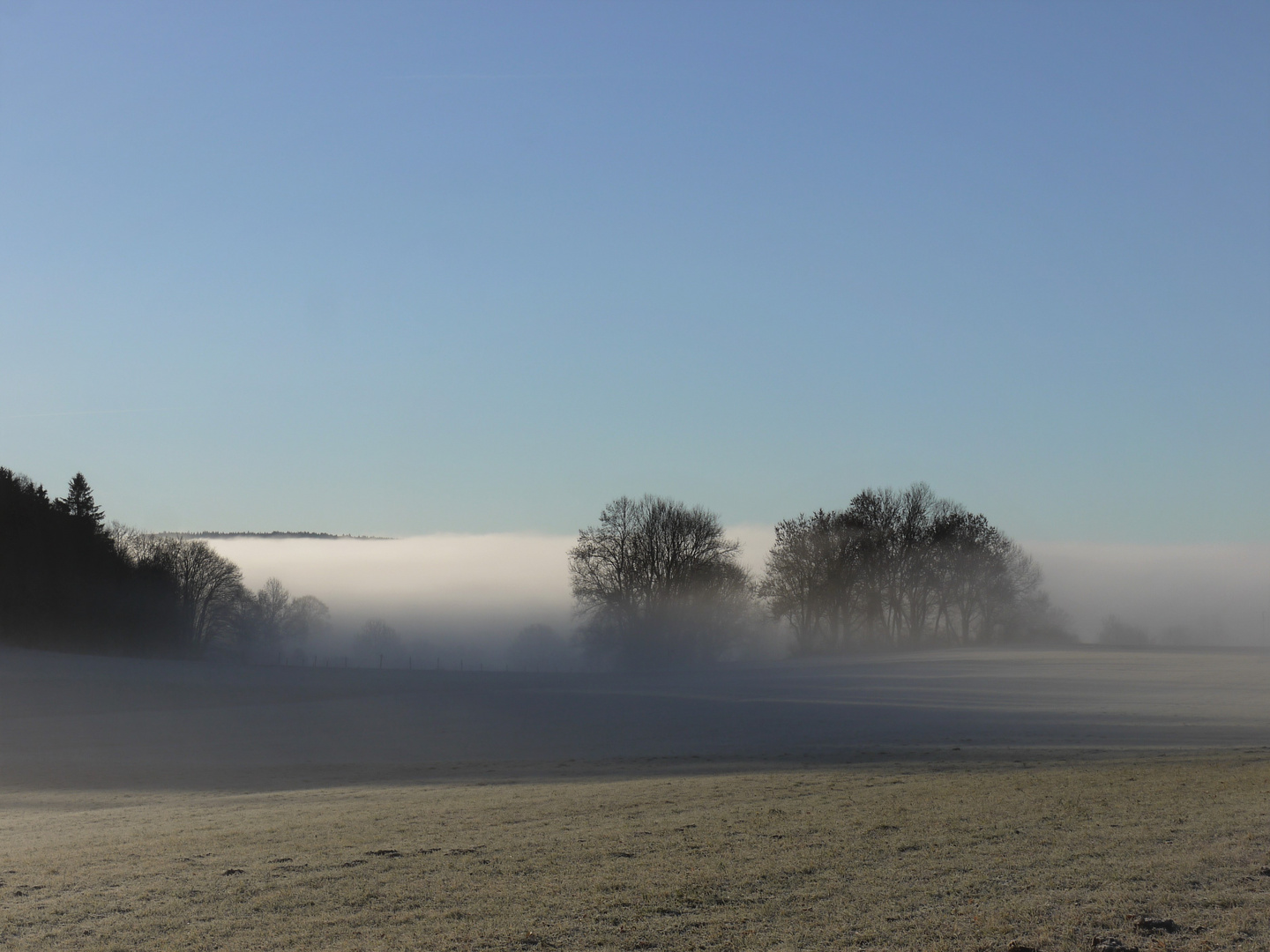 Unter blauem Himmel