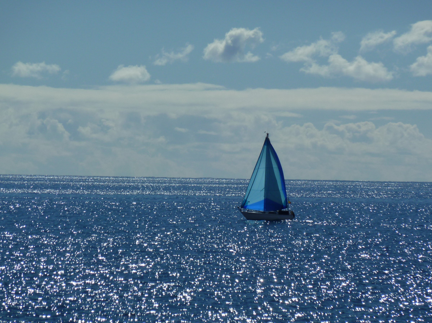 Unter blauen Segeln...