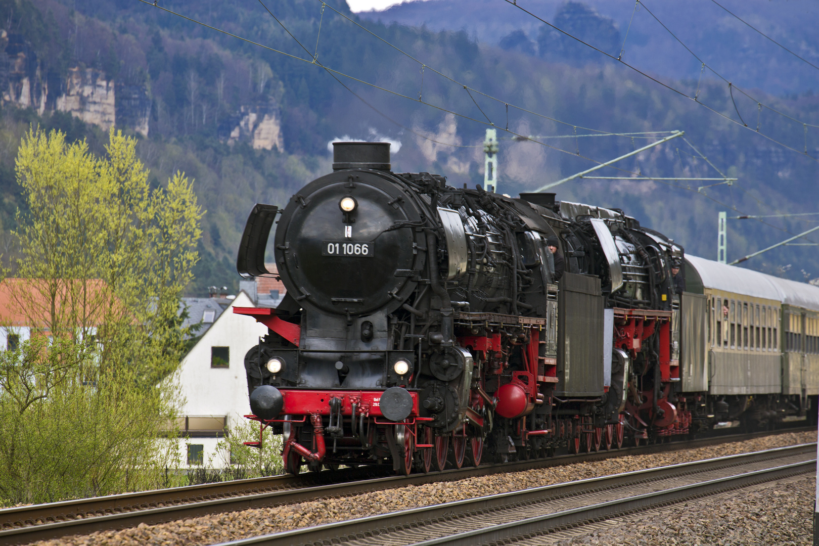 Unter Dampf im Elbsandstein