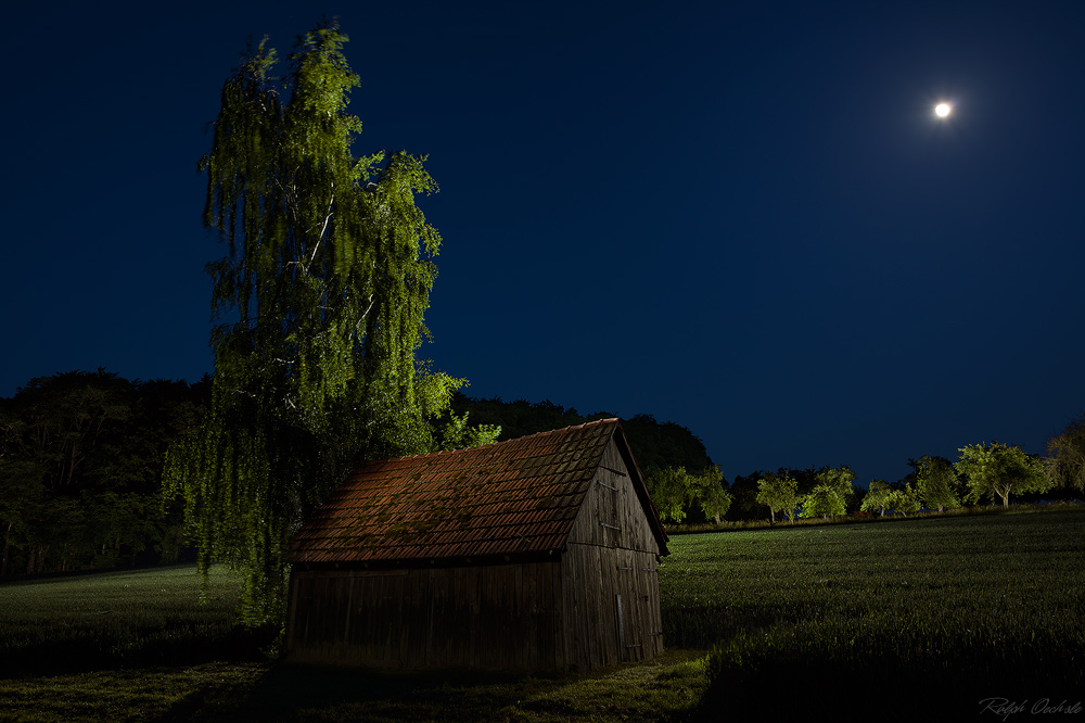 Unter dem Mond - lightpainting