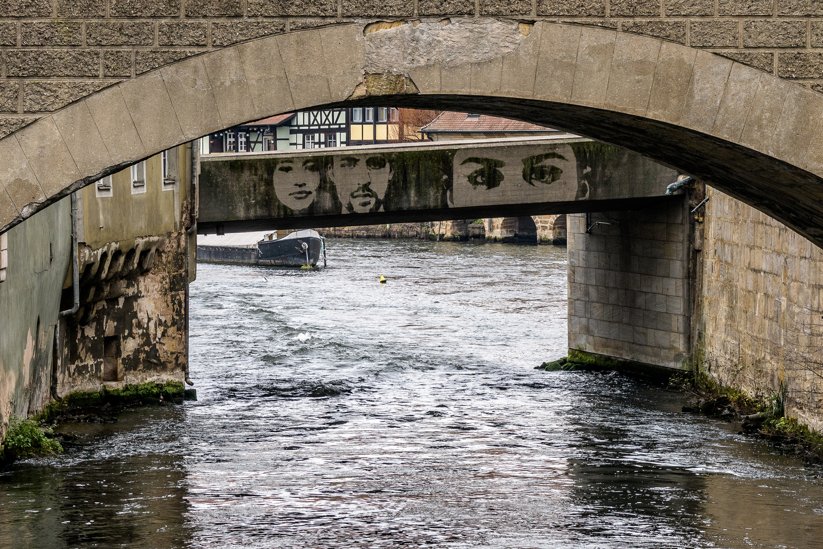 unter den Brücken in Bamberg