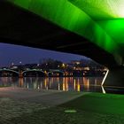 Unter den Brücken von Frankfurt