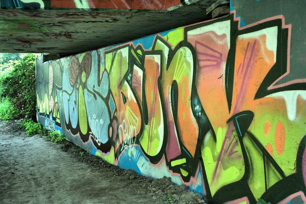 Unter den Brücken von Karlsruhe