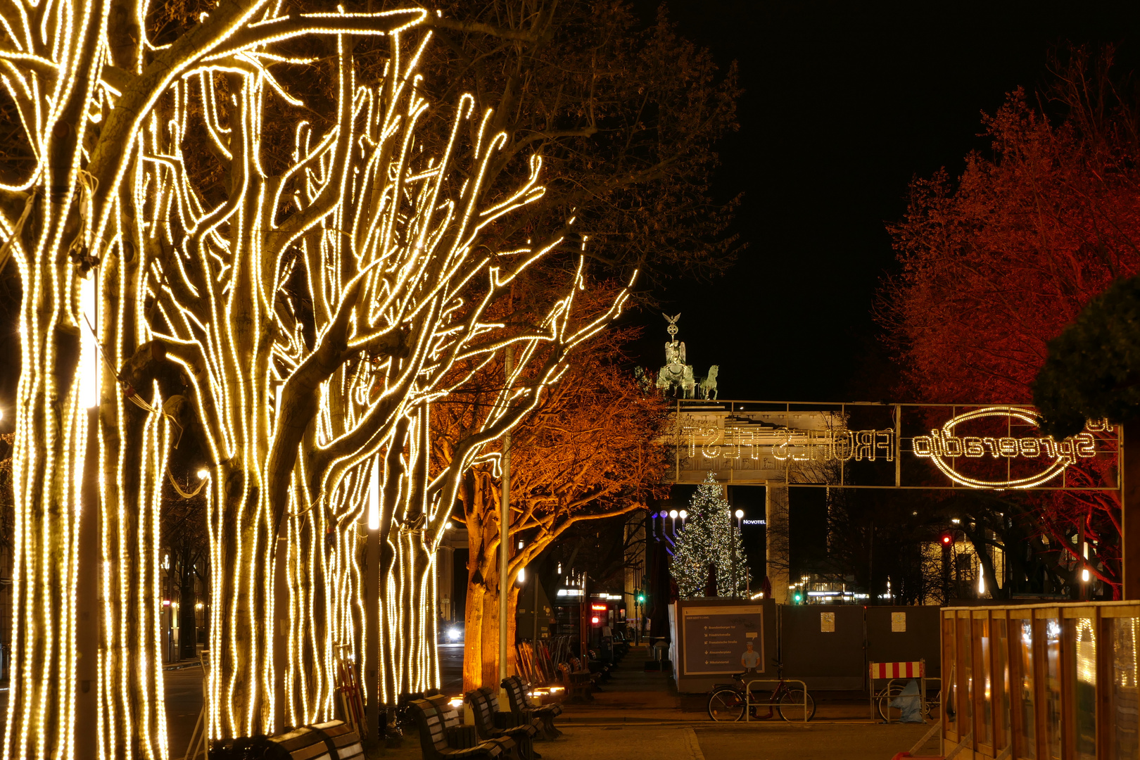 Unter den Linden zur Weihnachtszeit