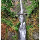 Unter den Multnomah Falls...