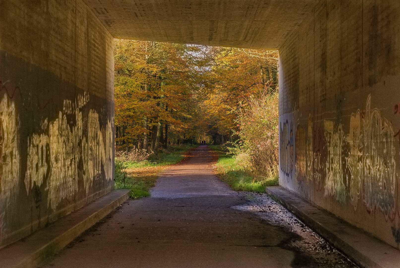 unter der Brücke...