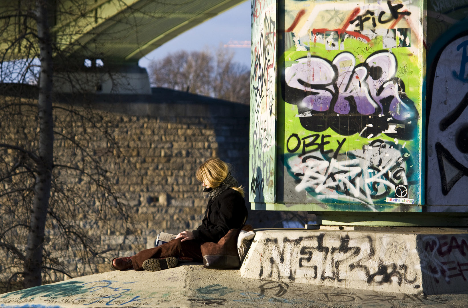 Unter der Brücke